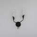 Calyx 2 Light 11 inch Black ADA Wall Sconce Wall Light
