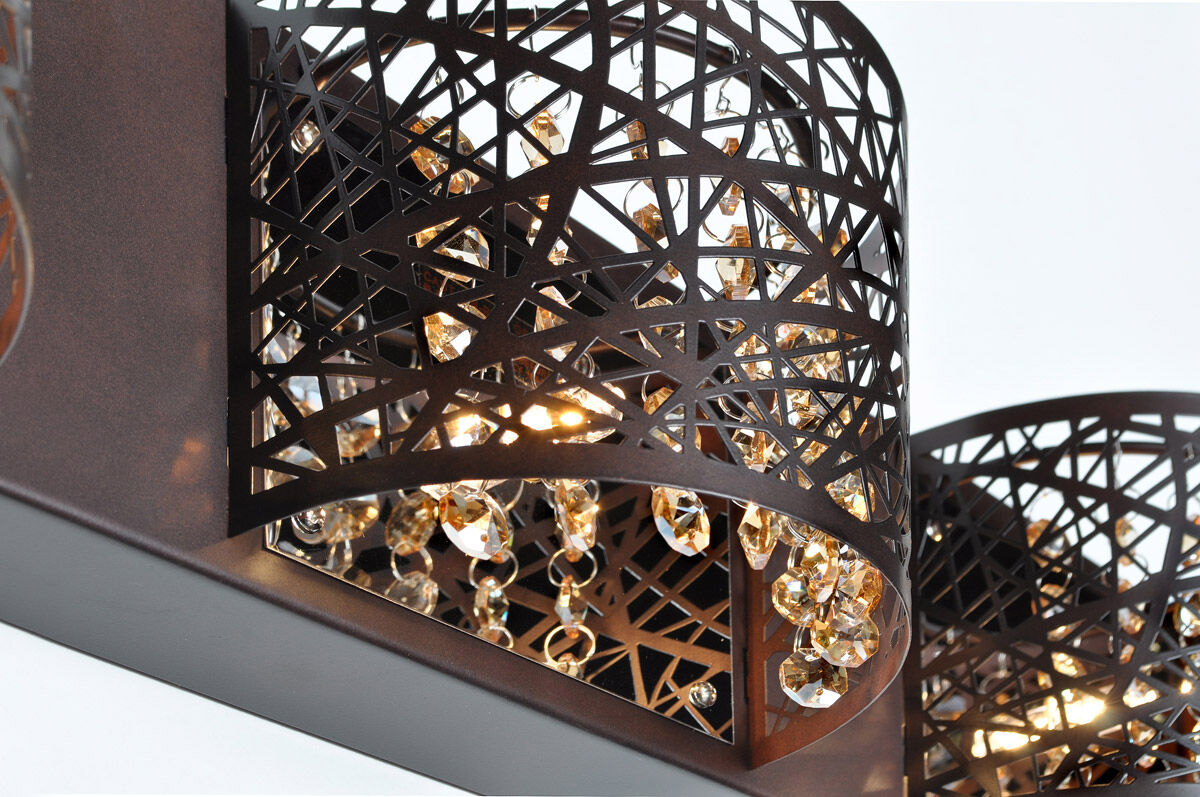 Troy 4 Light 32.75 inch Bronze Bath Vanity Light Wall Light