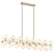 Nimbus 32 Light 12 inch Champagne Gold Pendant Ceiling Light
