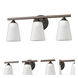 Zoey 3 Light 20.75 inch Oil Rubbed Bronze Vanity Light Wall Light