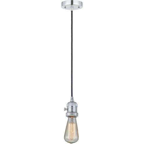Franklin Restoration Bell LED 5 inch Polished Chrome Mini Pendant Ceiling Light in Seedy