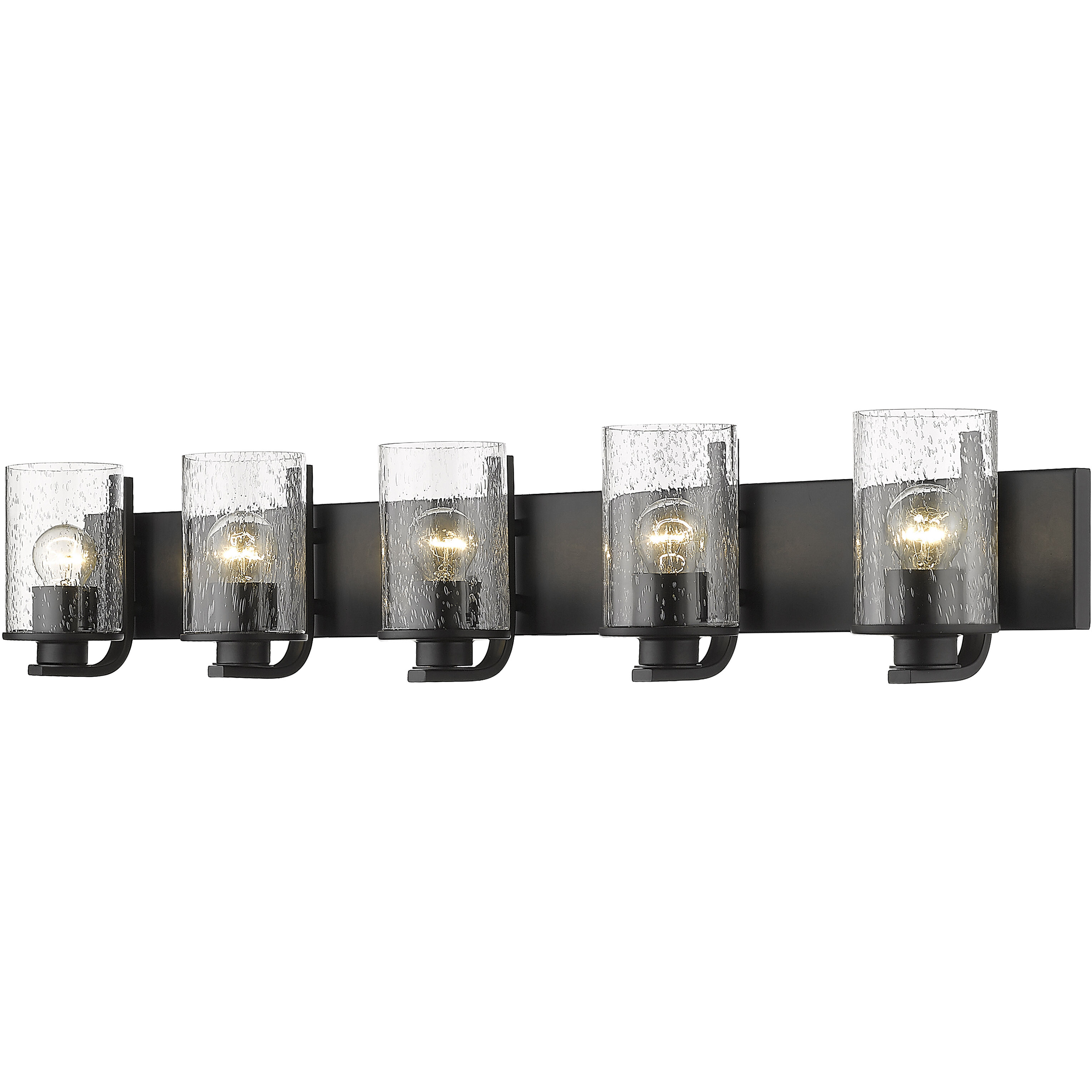 Matte black 5 2024 light vanity light