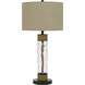 Bartow 32 inch 150.00 watt Black and Burlap Table Lamp Portable Light