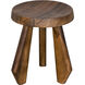 Priam 18.5 inch Clear Coat Semi-Gloss Stool