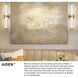 Aiden LED 23 inch Lacquered Brass Vanity Light Wall Light, Vertical