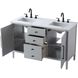 Blakely 54 X 34 inch Grey Bathroom Vanity Cabinet