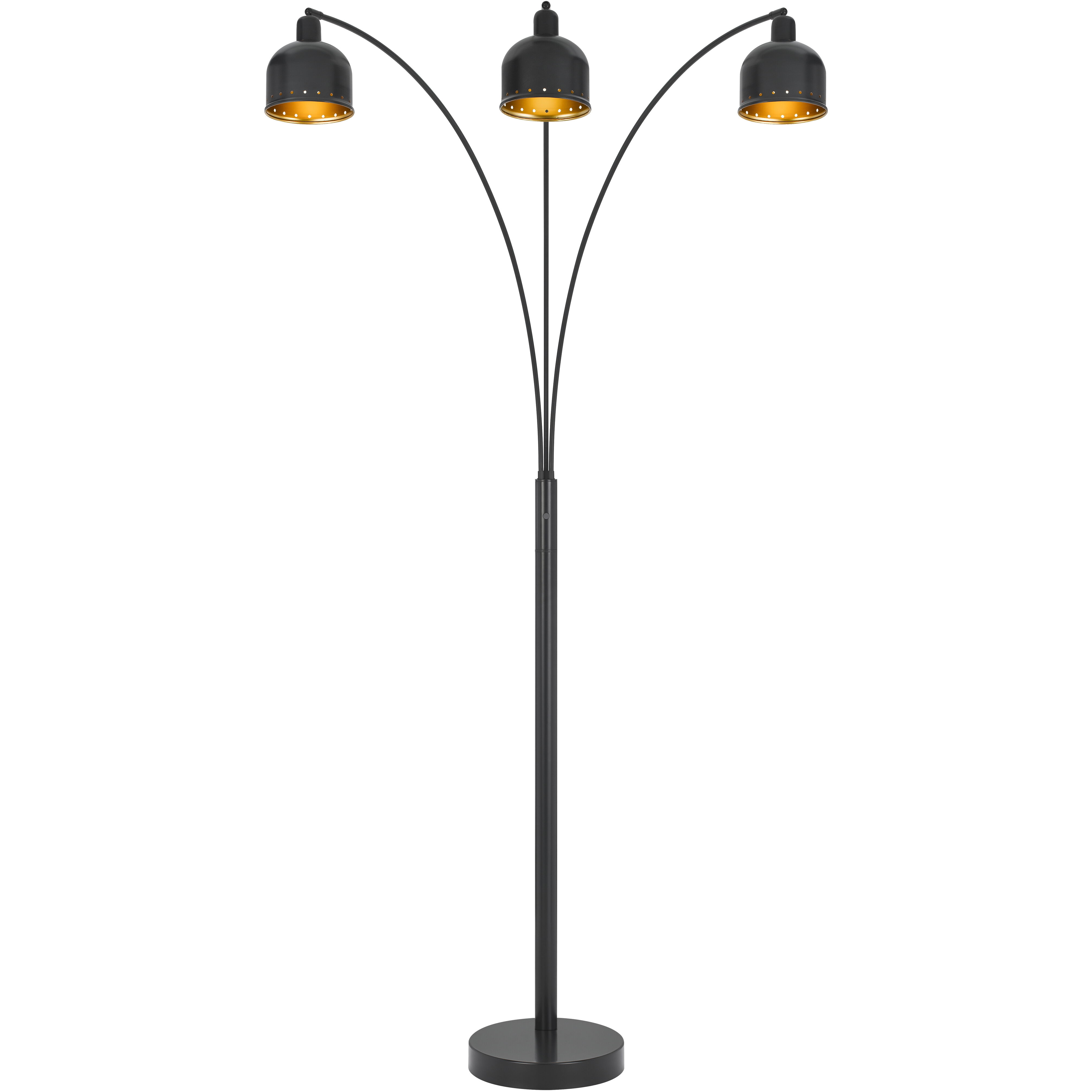 Lovett 86 inch 60 watt Dark Bronze Floor Lamp Portable Light