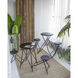 Anita 32.3 X 24 inch Black Side Table