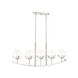 Spyglass 5 Light 40 inch Satin Platinum Chandelier Ceiling Light