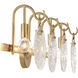 Addison 4 Light 32 inch Warm Brass Bathroom Vanity Light Wall Light