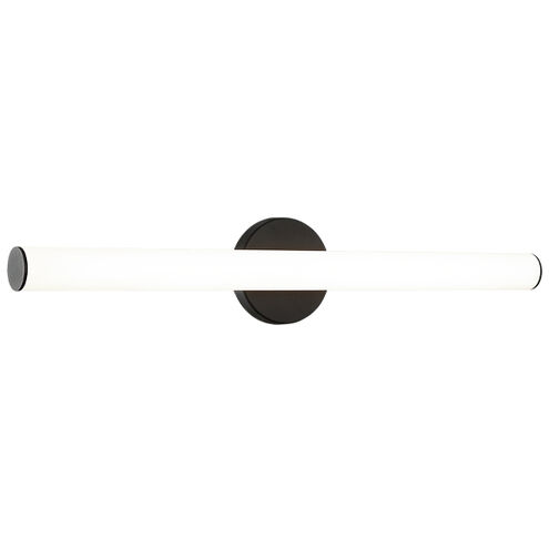 Bowie LED 24 inch Matte Black Bath Vanity Light Wall Light