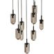 Javier 9 Light 25 inch English Bronze Multi-Port Chandelier Ceiling Light