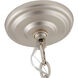 Canada 6 Light 16 inch Pewter Chandelier Ceiling Light, Pewter Frame