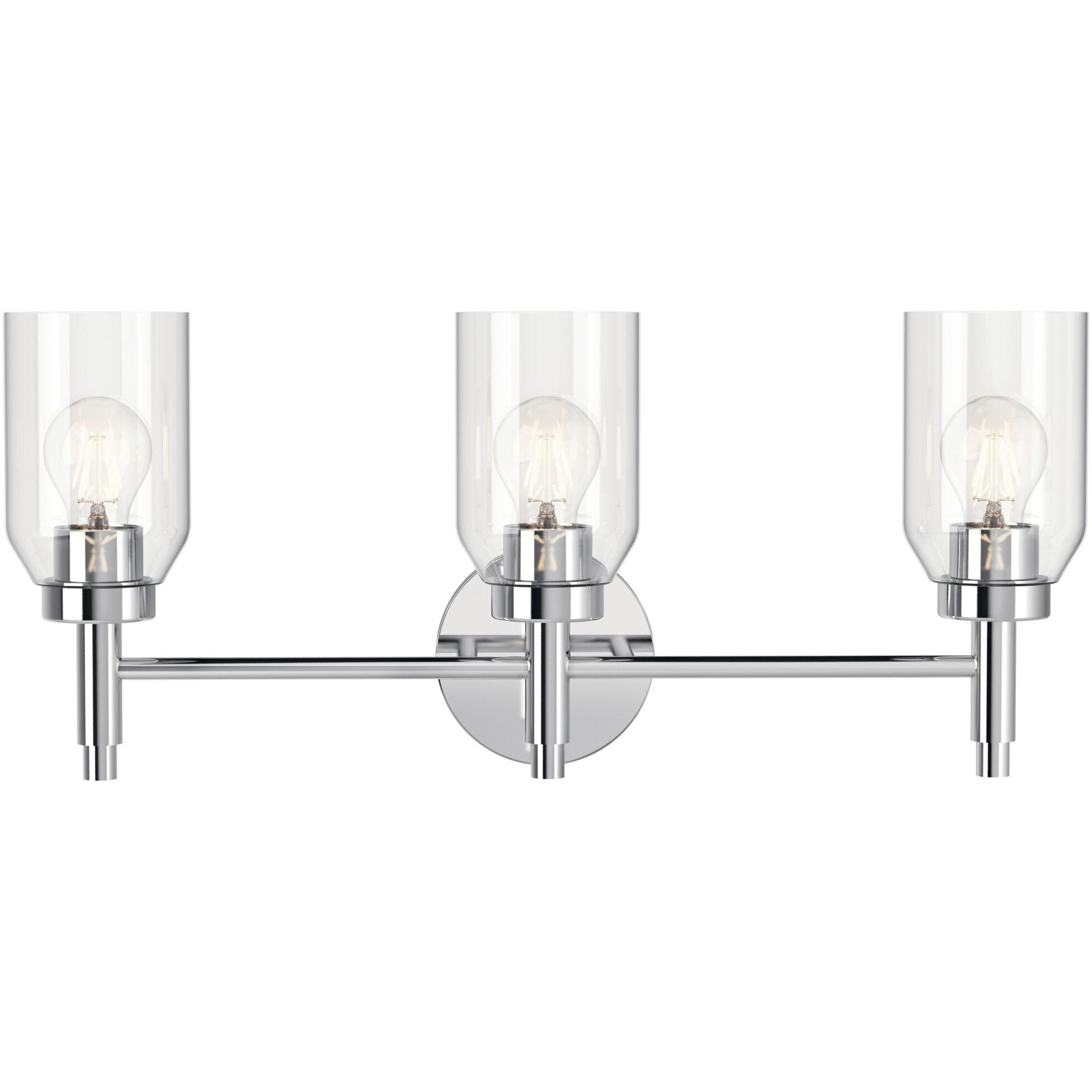 Madden 3 Light 24 inch Chrome Wall Mount Bath Wall Light, 3 Arm