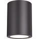 Harley 1 Light 5 inch Bronze Flush Mount Ceiling Light