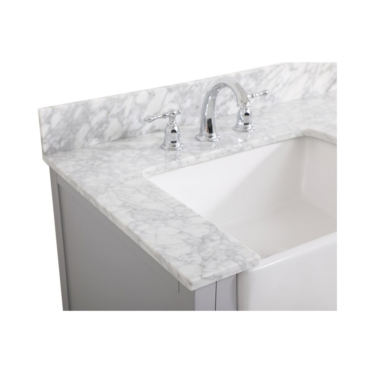 Franklin 36 X 22 X 35 inch Grey Bathroom Vanity Cabinet