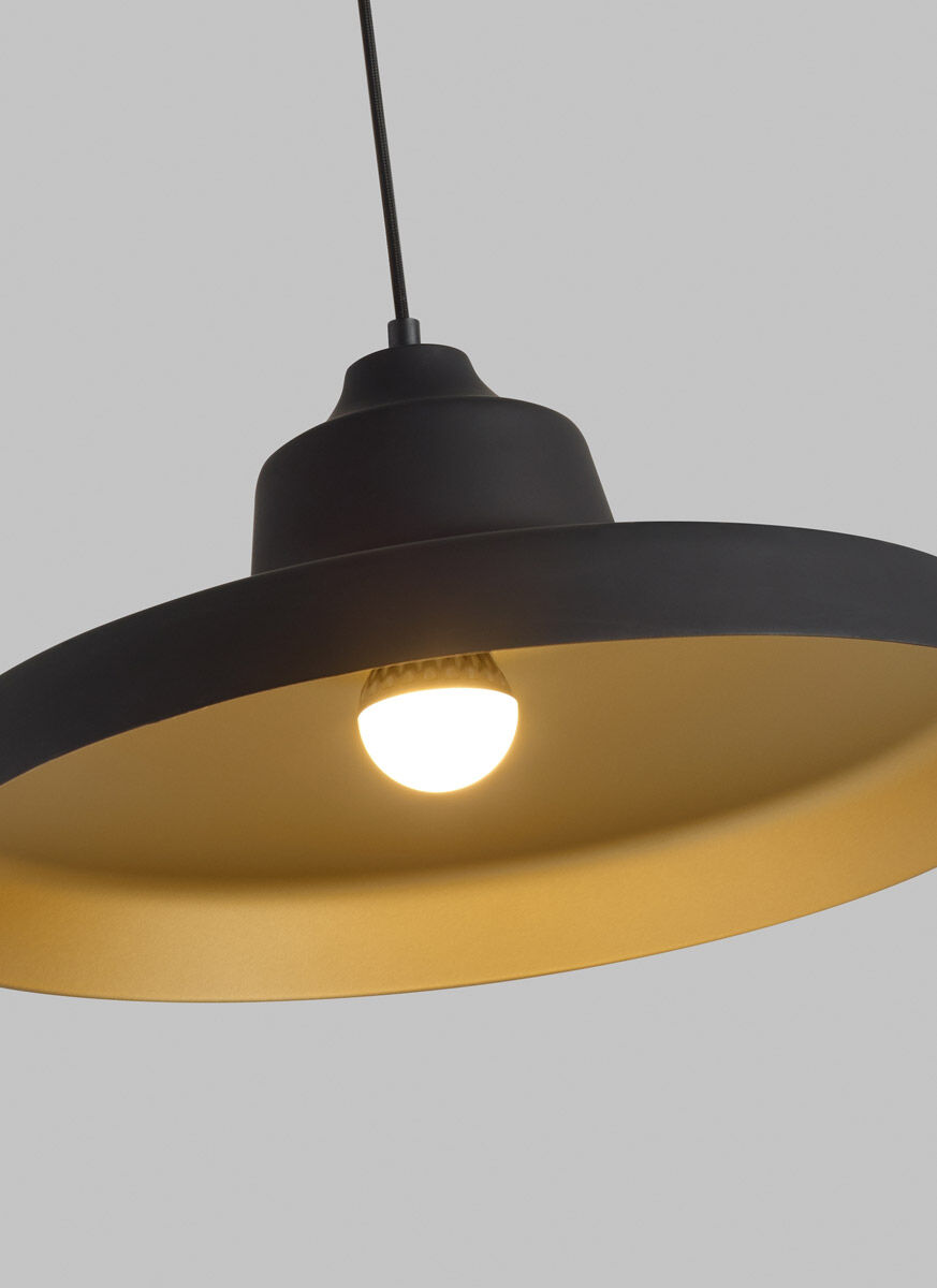 Zevo LED 18 inch Fossil Gray Pendant Ceiling Light in LED 90 CRI 3000K