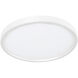 Edge Round 1 Light 12.00 inch Flush Mount