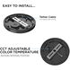 Dean LED 8 inch Black Outdoor Flush Mount