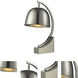Springdale 16 inch 60.00 watt Polished Nickel Desk Lamp Portable Light