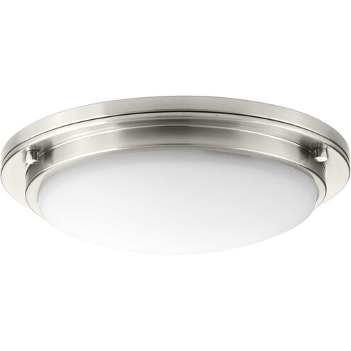 Apogee LED 15 inch Brushed Nickel Flush Mount Ceiling Light, Progress LED