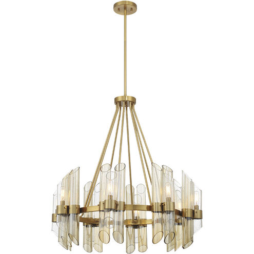 Biltmore 8 Light 30 inch Warm Brass Chandelier Ceiling Light