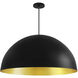 Elias 6 Light 31.5 inch Matte Black Pendant Ceiling Light
