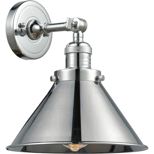 Franklin Restoration Briarcliff 1 Light 10 inch Polished Chrome Semi-Flush Mount Ceiling Light, Franklin Restoration