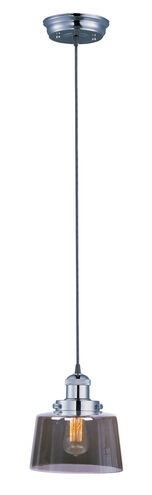 Mini Hi-Bay 1 Light 9 inch Polished Nickel Single Pendant Ceiling Light