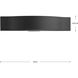 Curvity LED LED 24 inch Matte Black Linear Vanity Light Wall Light, Progress LED