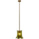 Cala 1 Light 12 inch Brass Pendant Ceiling Light