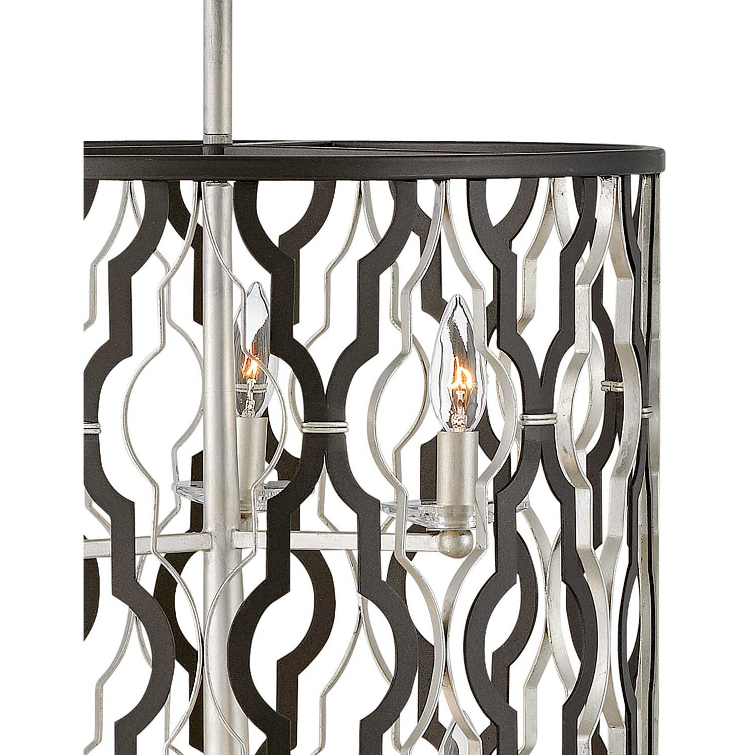Portico 9 Light 19 inch Glacial with Metallic Matte Bronze Indoor Chandelier Ceiling Light