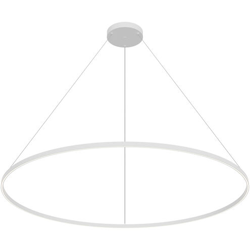Cerchio LED 70.88 inch White Pendant Ceiling Light