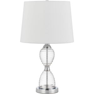 Eden 23.5 inch 150.00 watt Chrome Table Lamp Portable Light