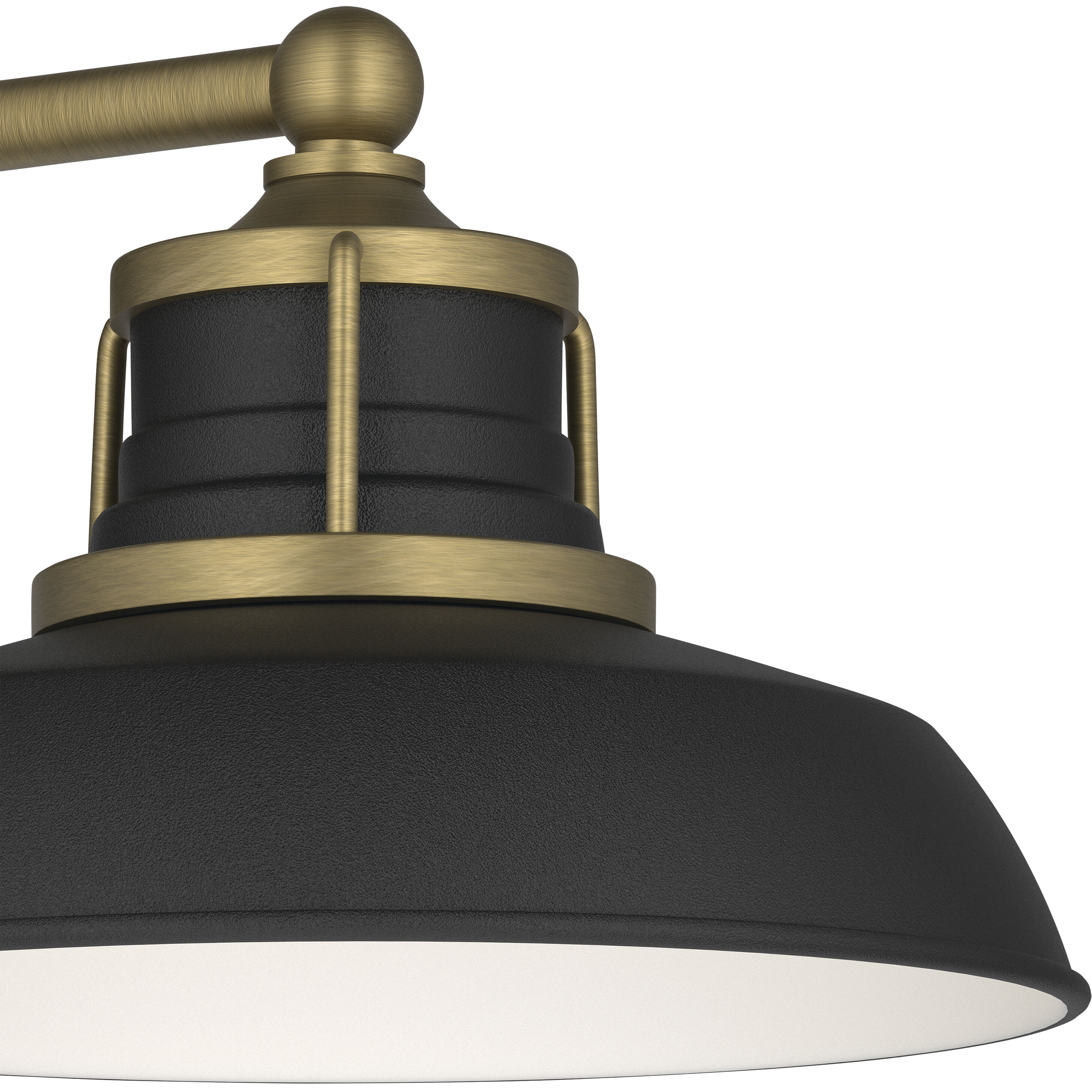 Fielding 1 Light 10 inch Natural Brass Outdoor Wall Light
