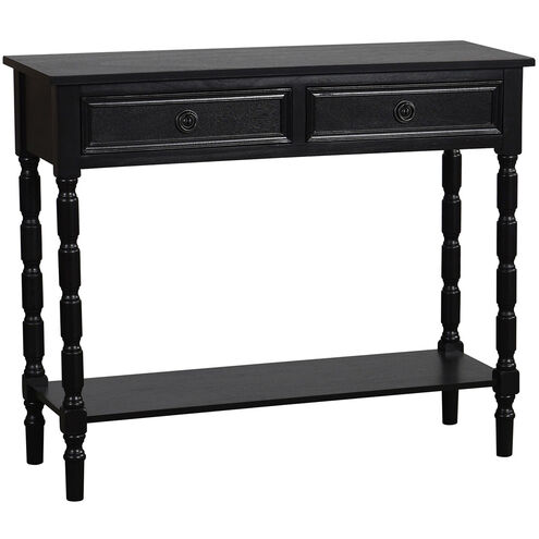 Barrett 29.5 X 13 inch Black Console Table