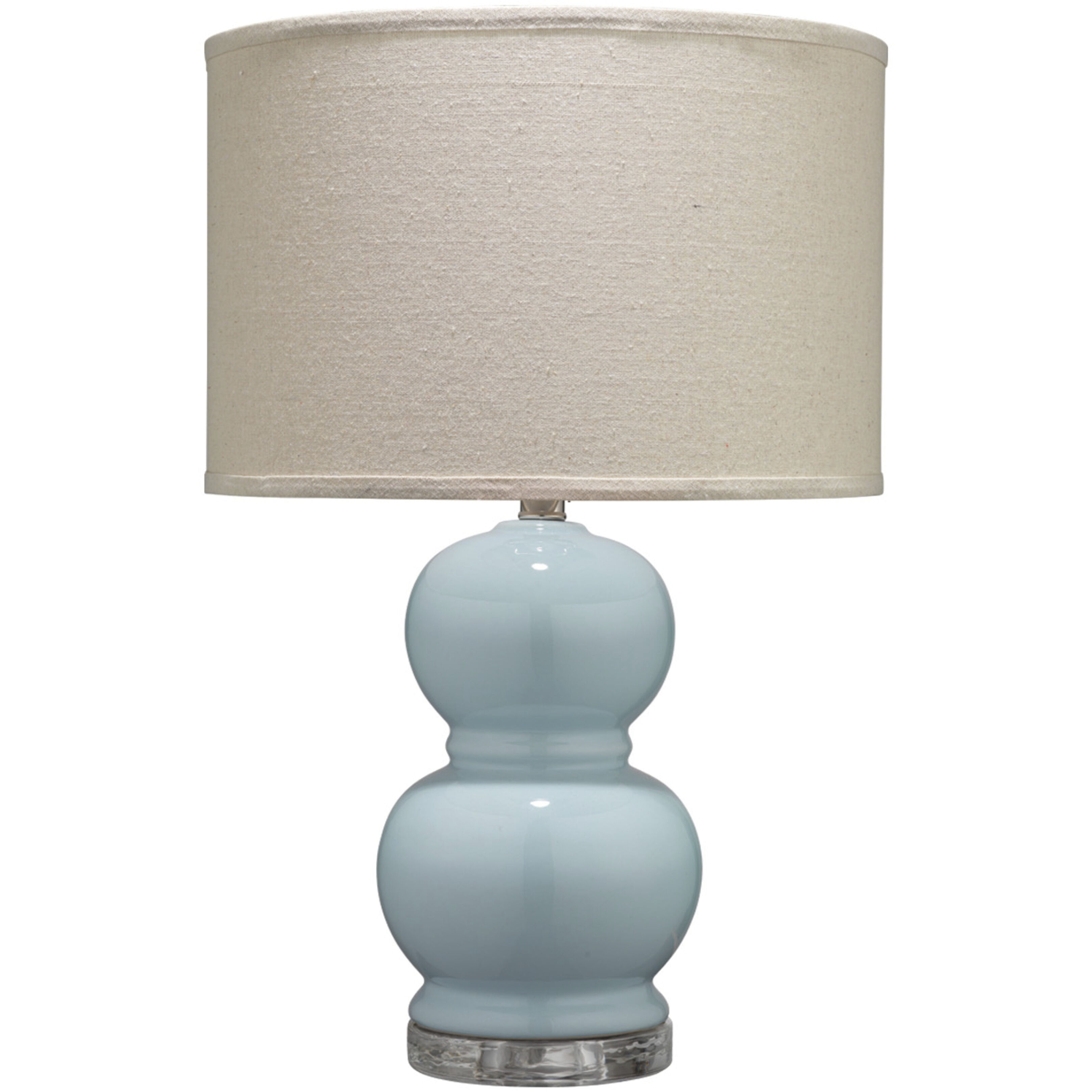 Bubble 22 inch 150 watt Blue Table Lamp Portable Light