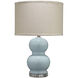 Bubble 22 inch 150 watt Blue Table Lamp Portable Light