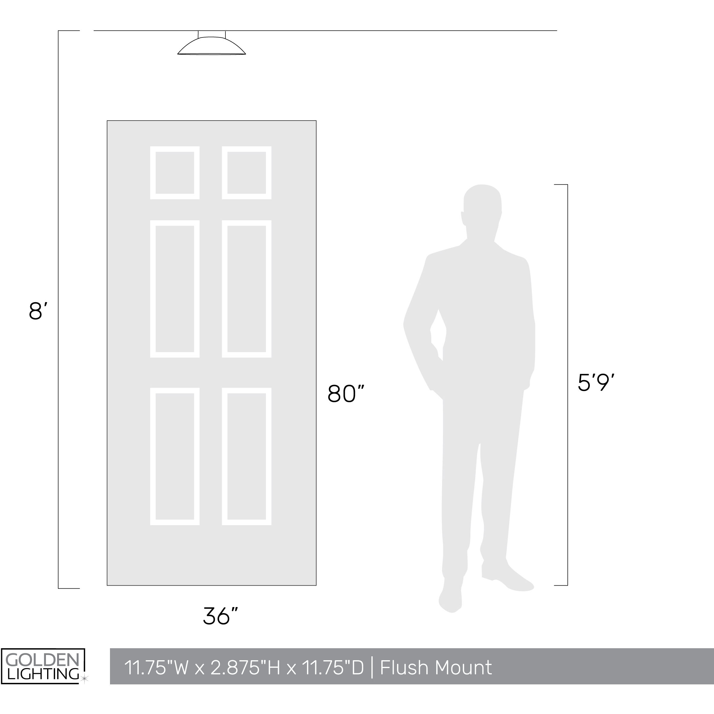 Yep Luma LED 11.75 inch Sand Nickel Flush Mount Ceiling Light