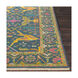 Antique 36 X 24 inch Navy/Mustard/Olive/Bright Pink/Dark Brown/Aqua Rugs, Rectangle