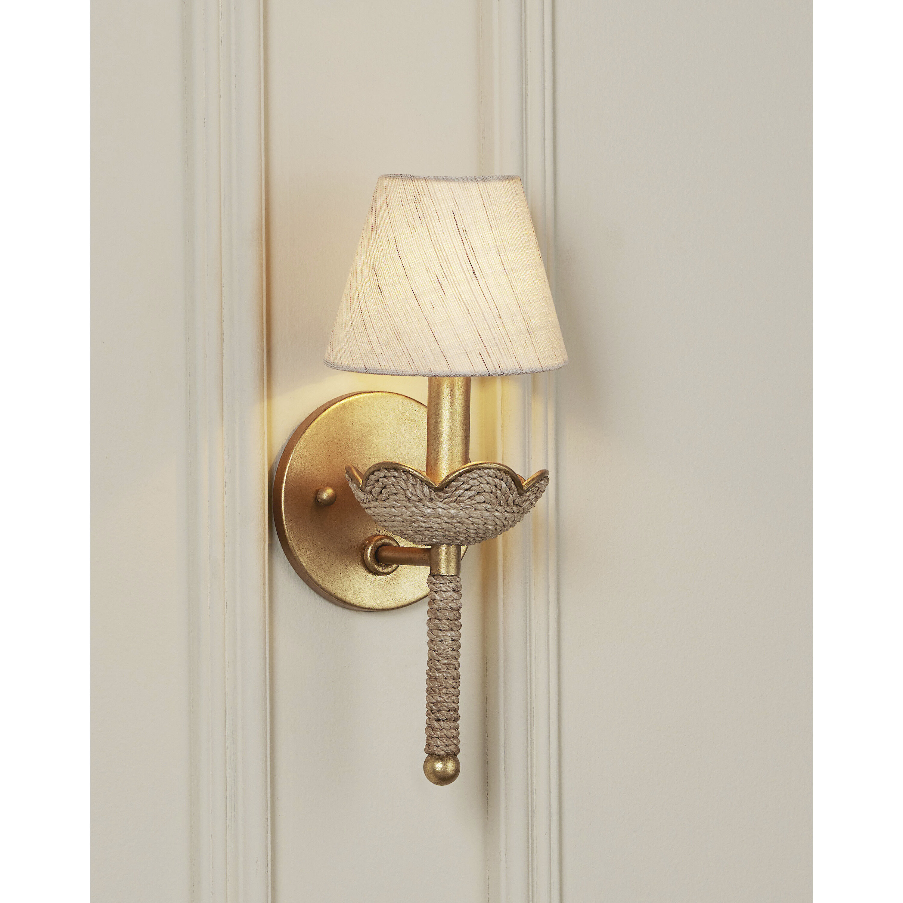 Vichy Wall Sconce Wall Light, Suzanne Duin Collection