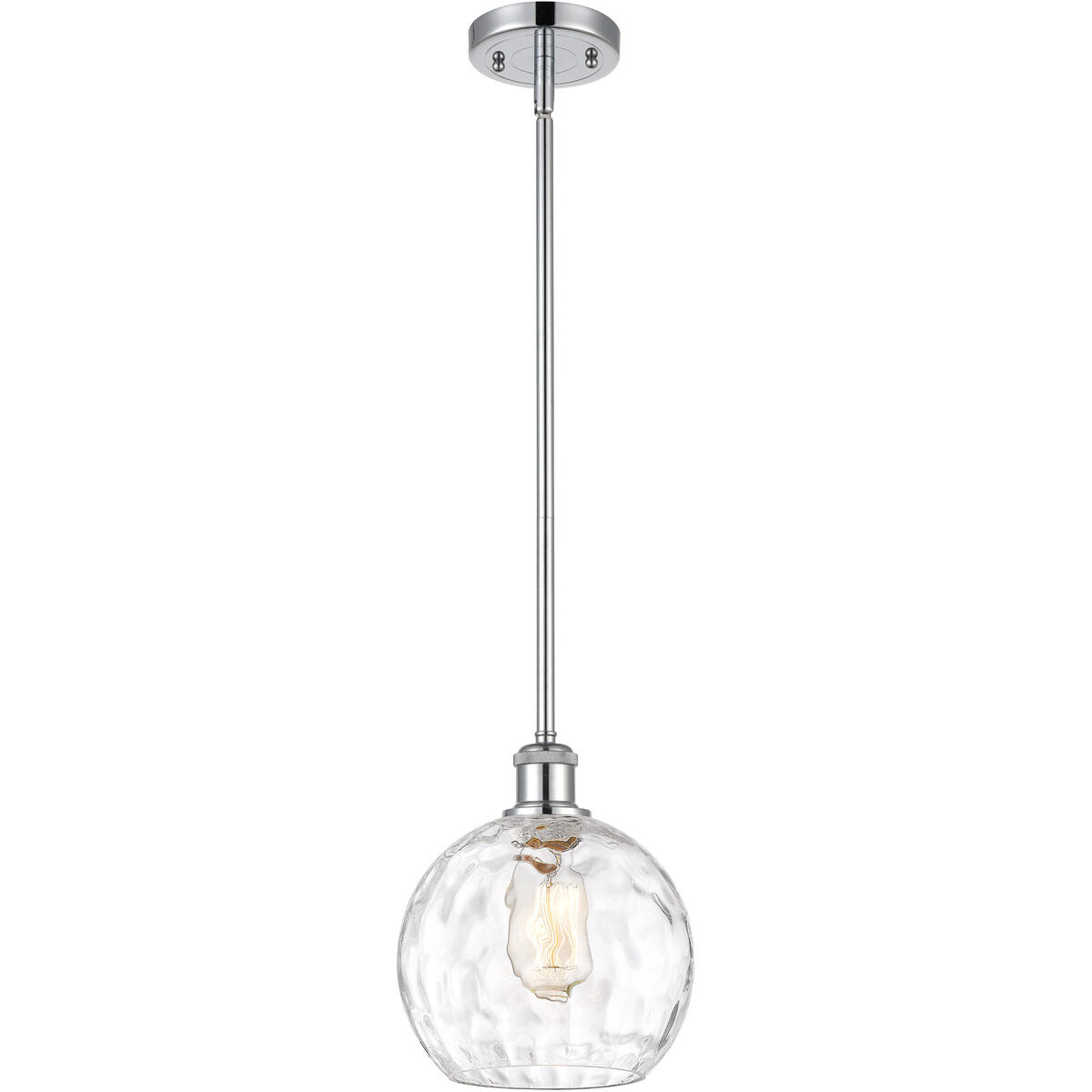 Ballston Athens Water Glass 1 Light 8 inch Polished Chrome Mini Pendant Ceiling Light