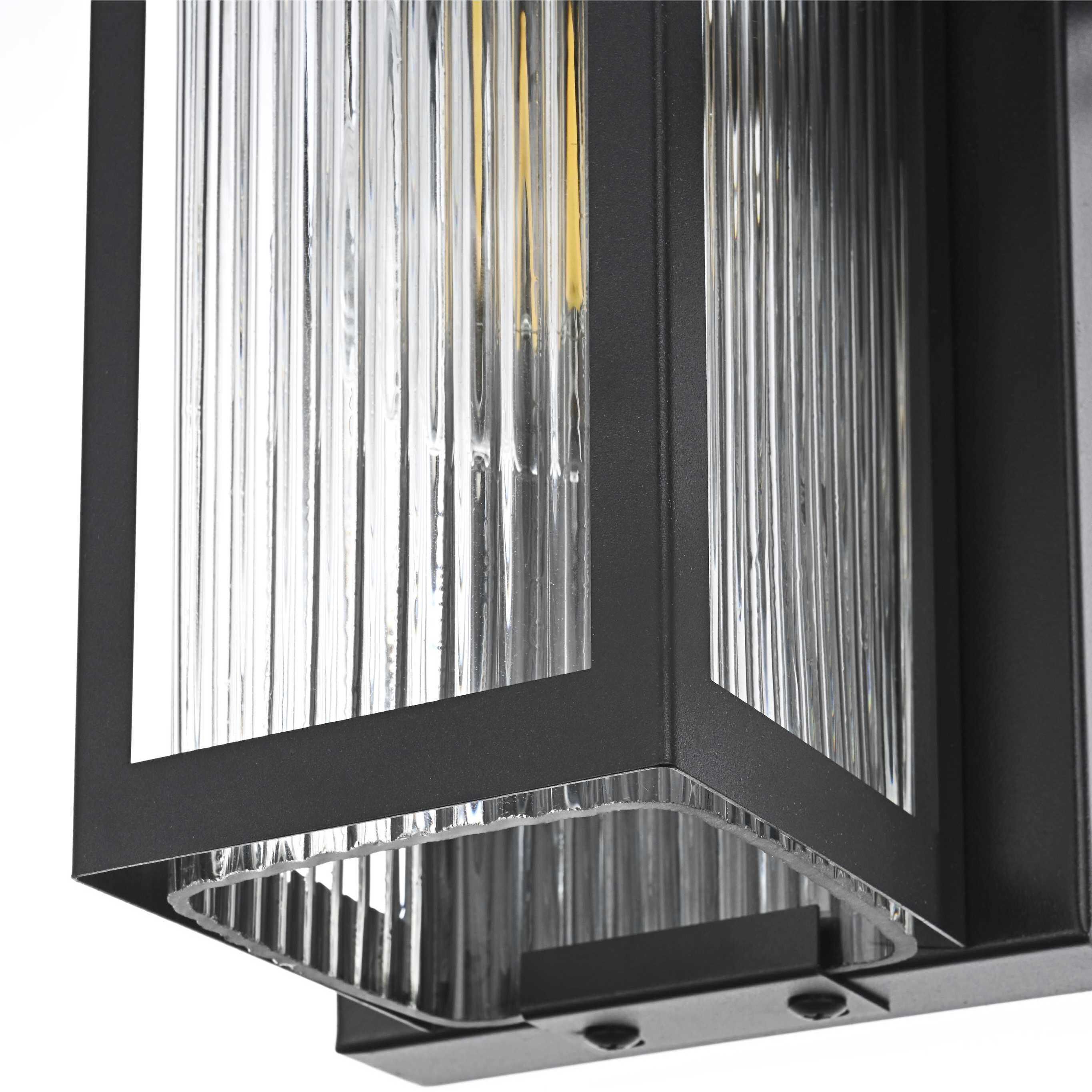 Fletcher 1 Light 11 inch Black Outdoor Wall Sconce