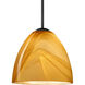 Vila 1 Light Black Cord Pendant Ceiling Light