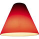 Inari 7 inch Pendant Ceiling Light in Red