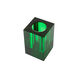 Transparent 5.9 X 3.9 inch Vase in Green