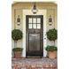 Enfield 1 Light 9.75 inch Oxidized Black Outdoor Flush Mount