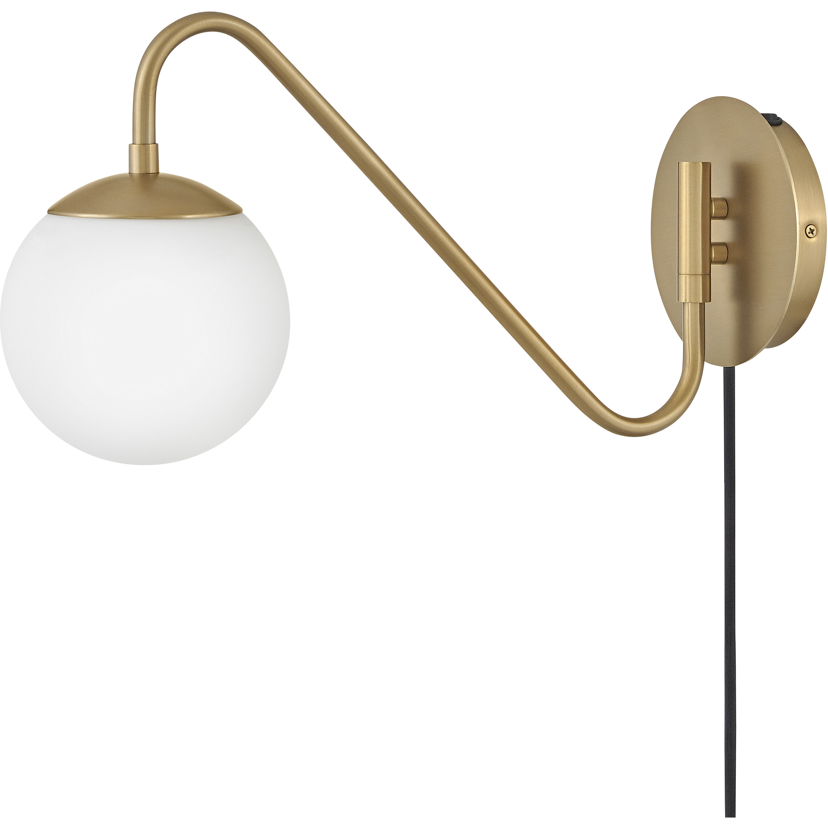 Dottie 1 Light 6 inch Lacquered Brass Sconce Wall Light