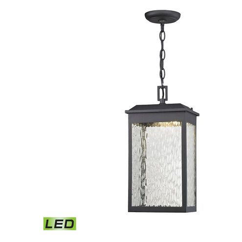 Acworth 7 inch 6.00 watt Textured Matte Black Outdoor Pendant