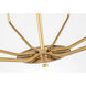 Enzo 6 Light 22 inch Brass Pendant Ceiling Light